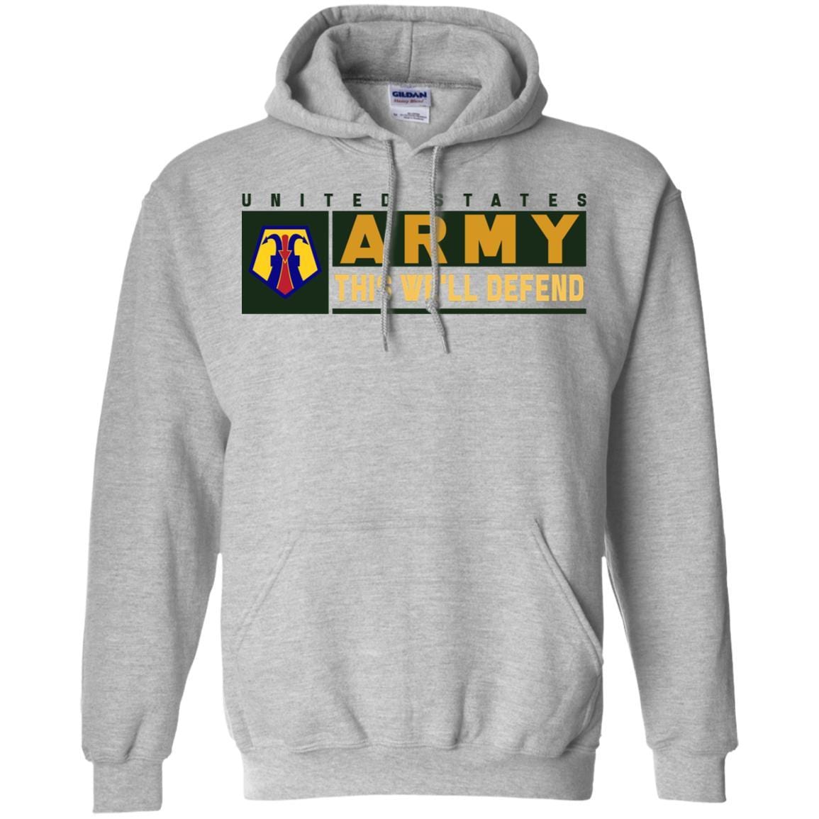 US Army 7TH CIVIL SUPPORT COMMAND- This We'll Defend T-Shirt On Front For Men-TShirt-Army-Veterans Nation
