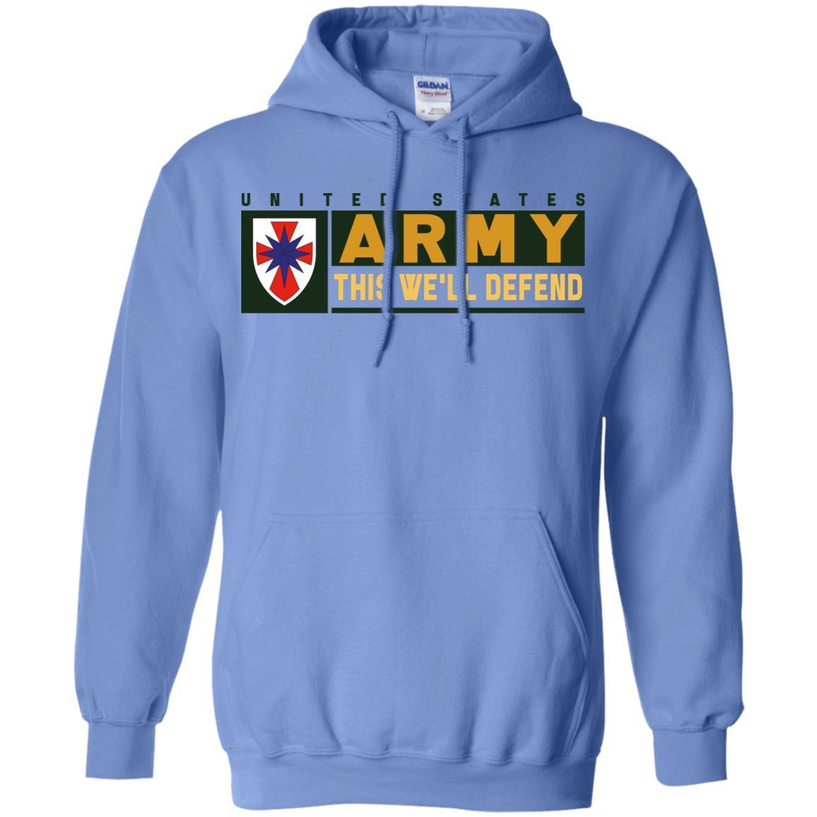 US Army 8TH SUSTAINMENT COMMAND- This We'll Defend T-Shirt On Front For Men-TShirt-Army-Veterans Nation