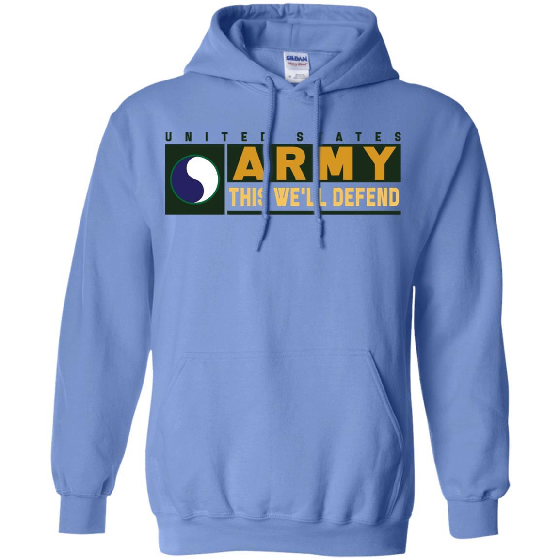 US Army 29TH INFANTRY DIVISION CSIB- This We'll Defend T-Shirt On Front For Men-TShirt-Army-Veterans Nation
