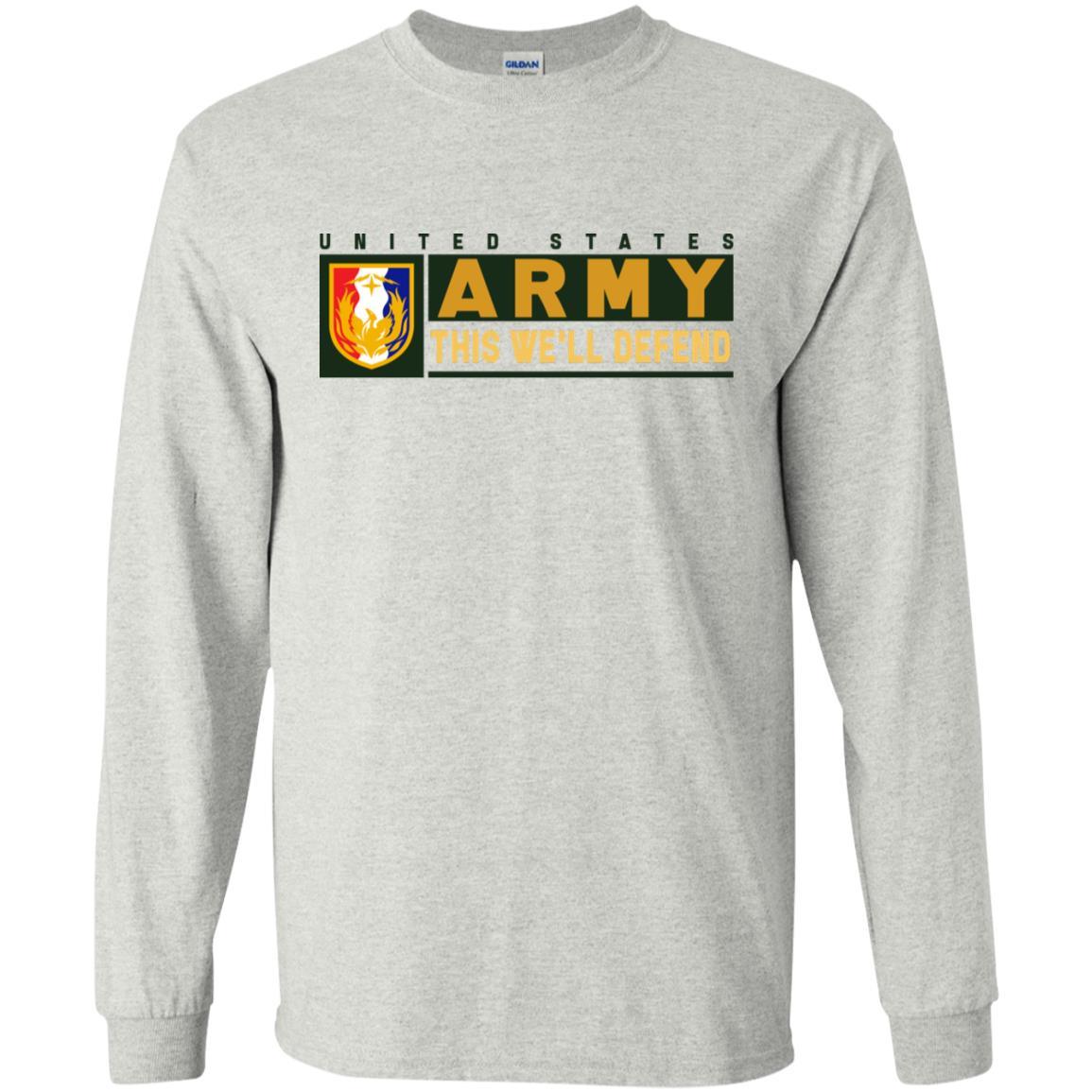 US Army 36TH SUSTAINMENT BRIGADE- This We'll Defend T-Shirt On Front For Men-TShirt-Army-Veterans Nation