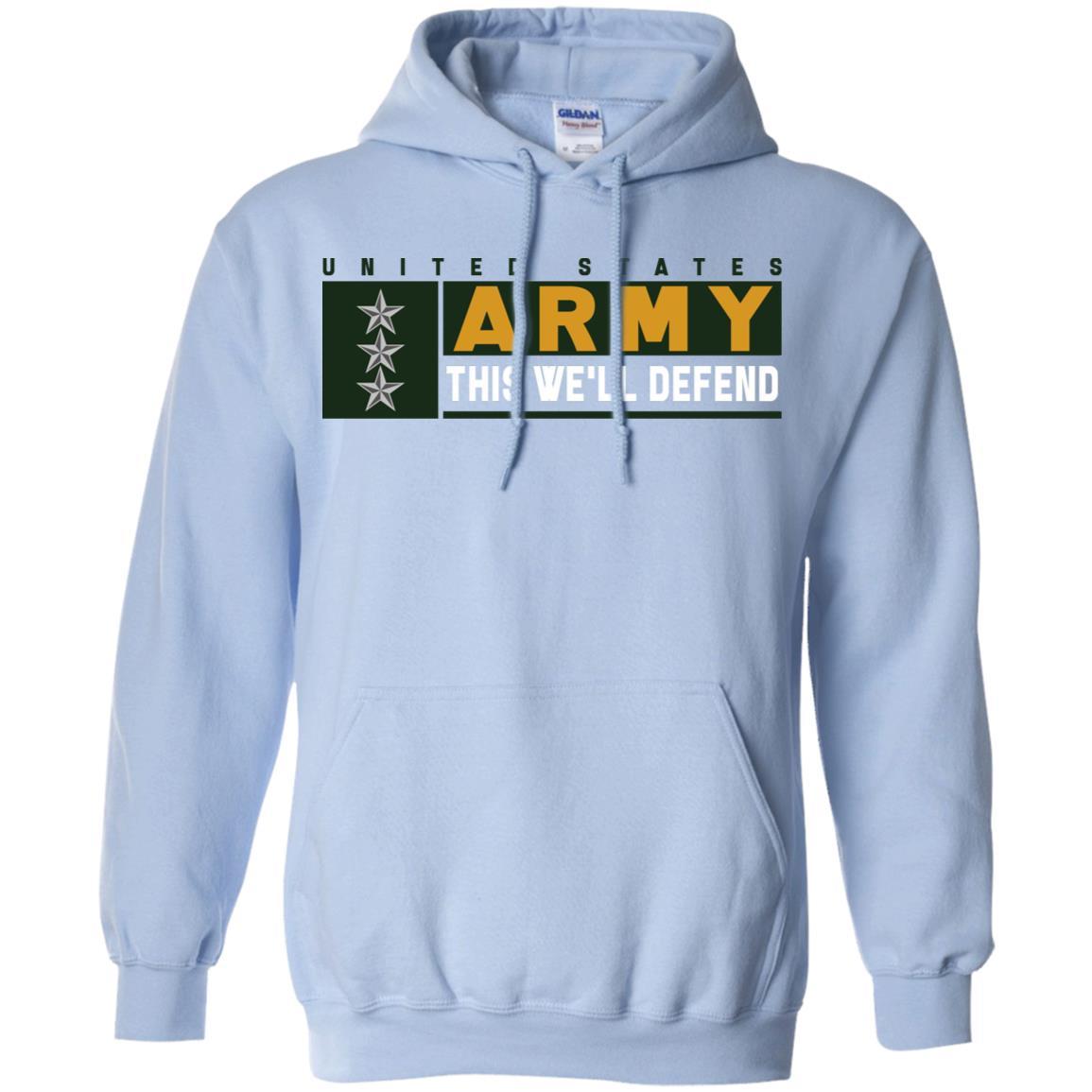 US Army O-9 This We Will Defend Long Sleeve - Pullover Hoodie-TShirt-Army-Veterans Nation