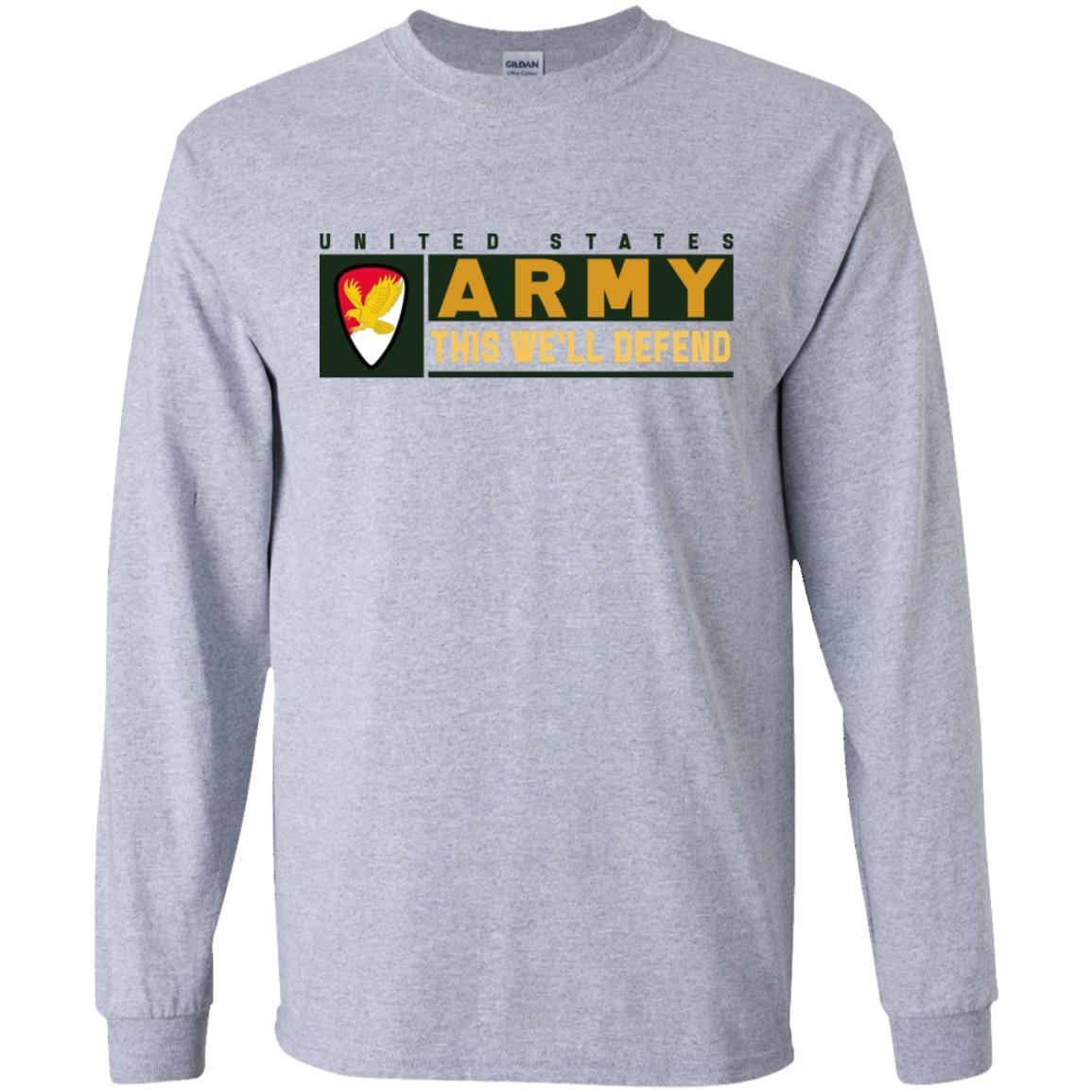US Army 21ST CAVALRY BRIGADE- This We'll Defend T-Shirt On Front For Men-TShirt-Army-Veterans Nation