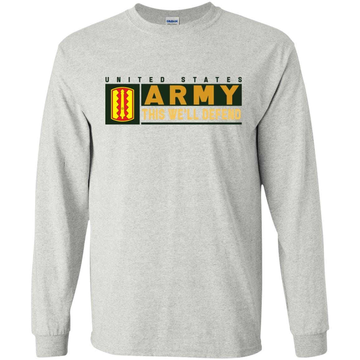 US Army 54 FIELD ARTILLERY BRIGADE- This We'll Defend T-Shirt On Front For Men-TShirt-Army-Veterans Nation