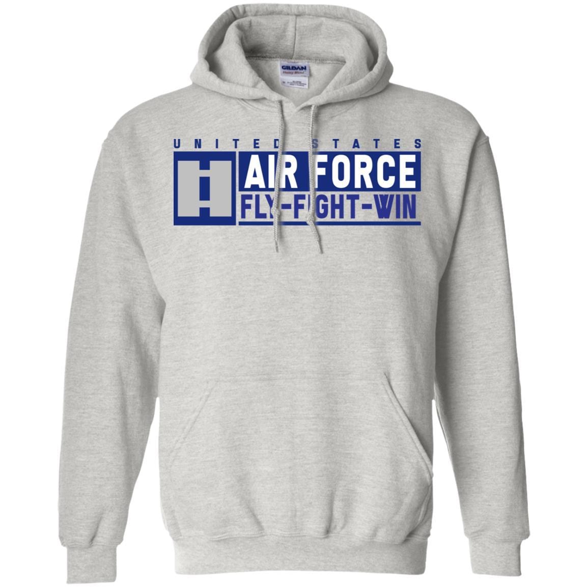 US Air Force O-3 Captain Fly - Fight - Win Long Sleeve - Pullover Hoodie-TShirt-USAF-Veterans Nation
