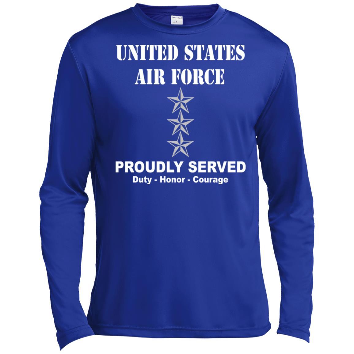 US Air Force O-9 Lieutenant General Lt Ge O9 General Officer Ranks T shirt Sport-Tek Tall Pullover Hoodie - T-Shirt-TShirt-USAF-Veterans Nation