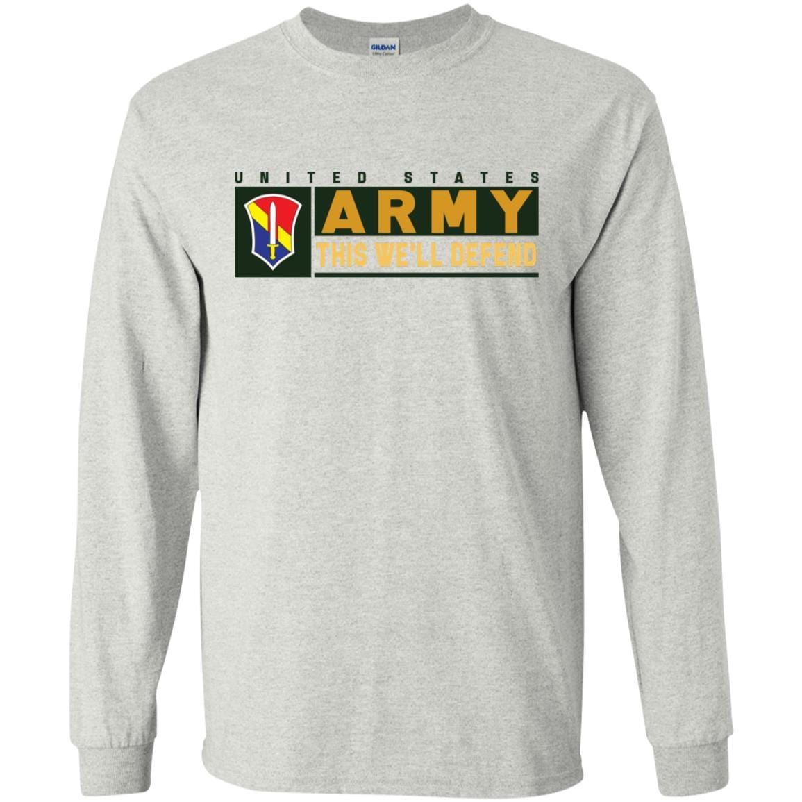 US Army 1 FIELD FORCE VIETNAM- This We'll Defend T-Shirt On Front For Men-TShirt-Army-Veterans Nation