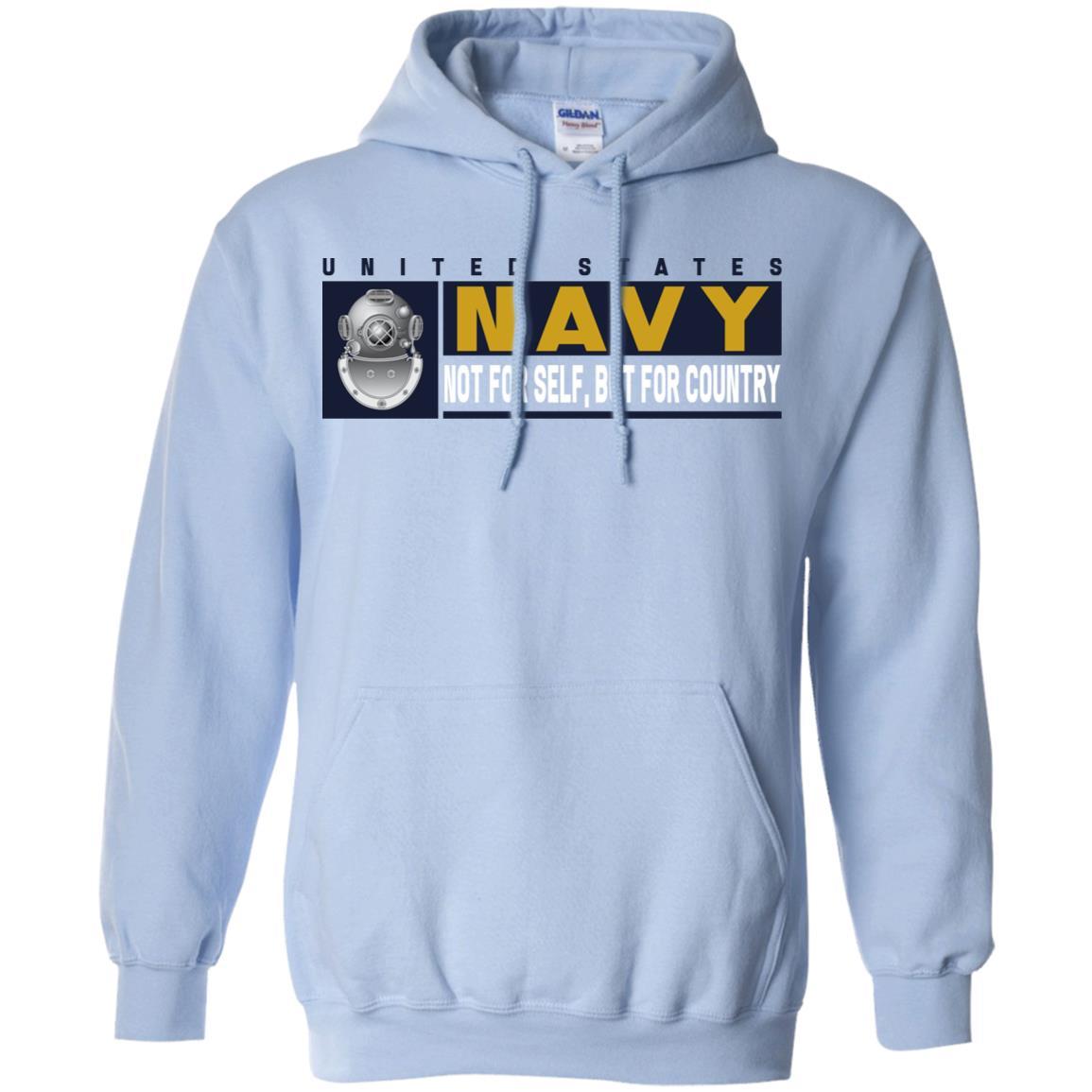 Navy Diver Navy ND- Not for self Long Sleeve - Pullover Hoodie-TShirt-Navy-Veterans Nation