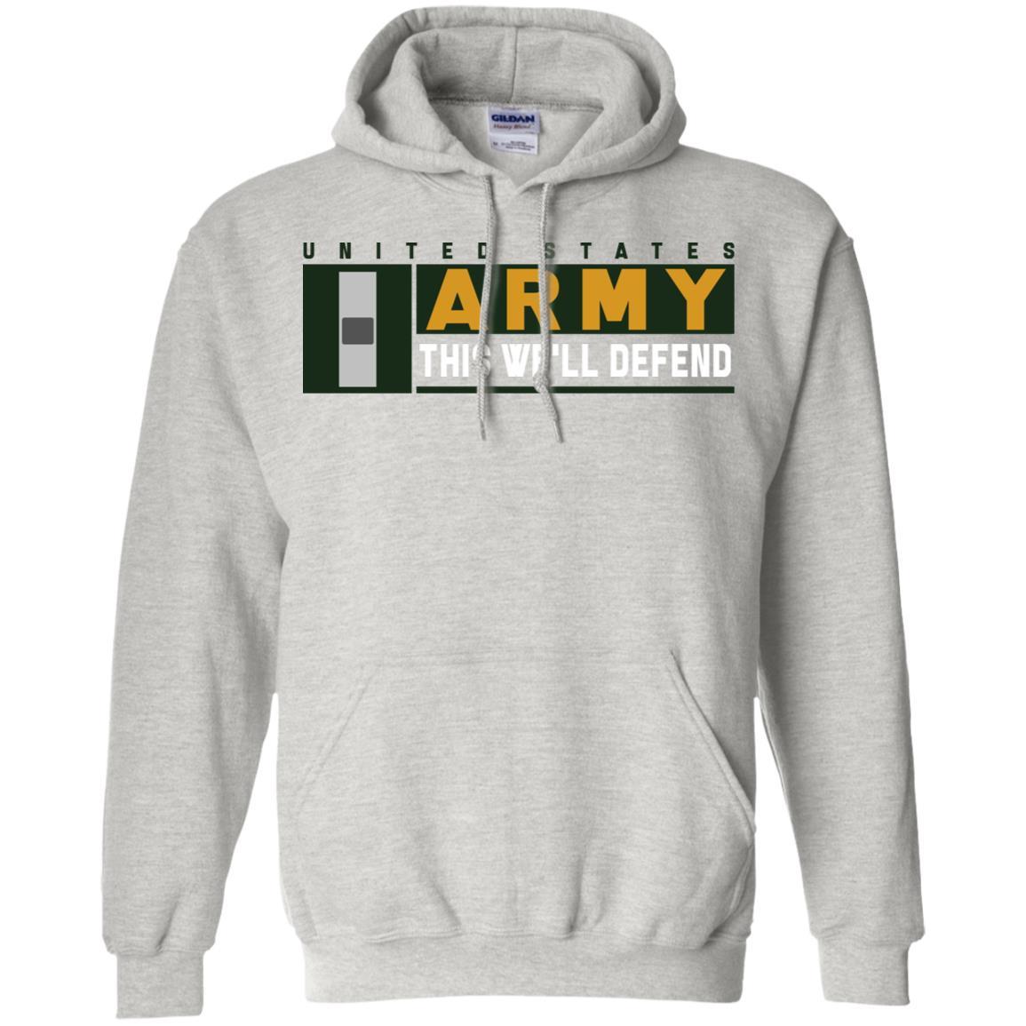 US Army W-1 This We Will Defend Long Sleeve - Pullover Hoodie-TShirt-Army-Veterans Nation