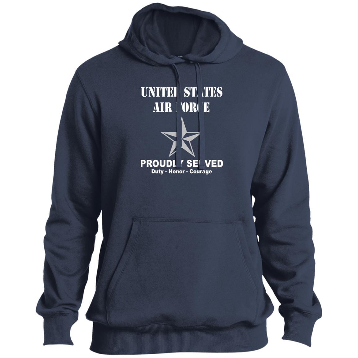US Air Force O-7 Brigadier General Brig O7 General Officer Ranks T shirt Sport-Tek Tall Pullover Hoodie - T-Shirt-TShirt-USAF-Veterans Nation