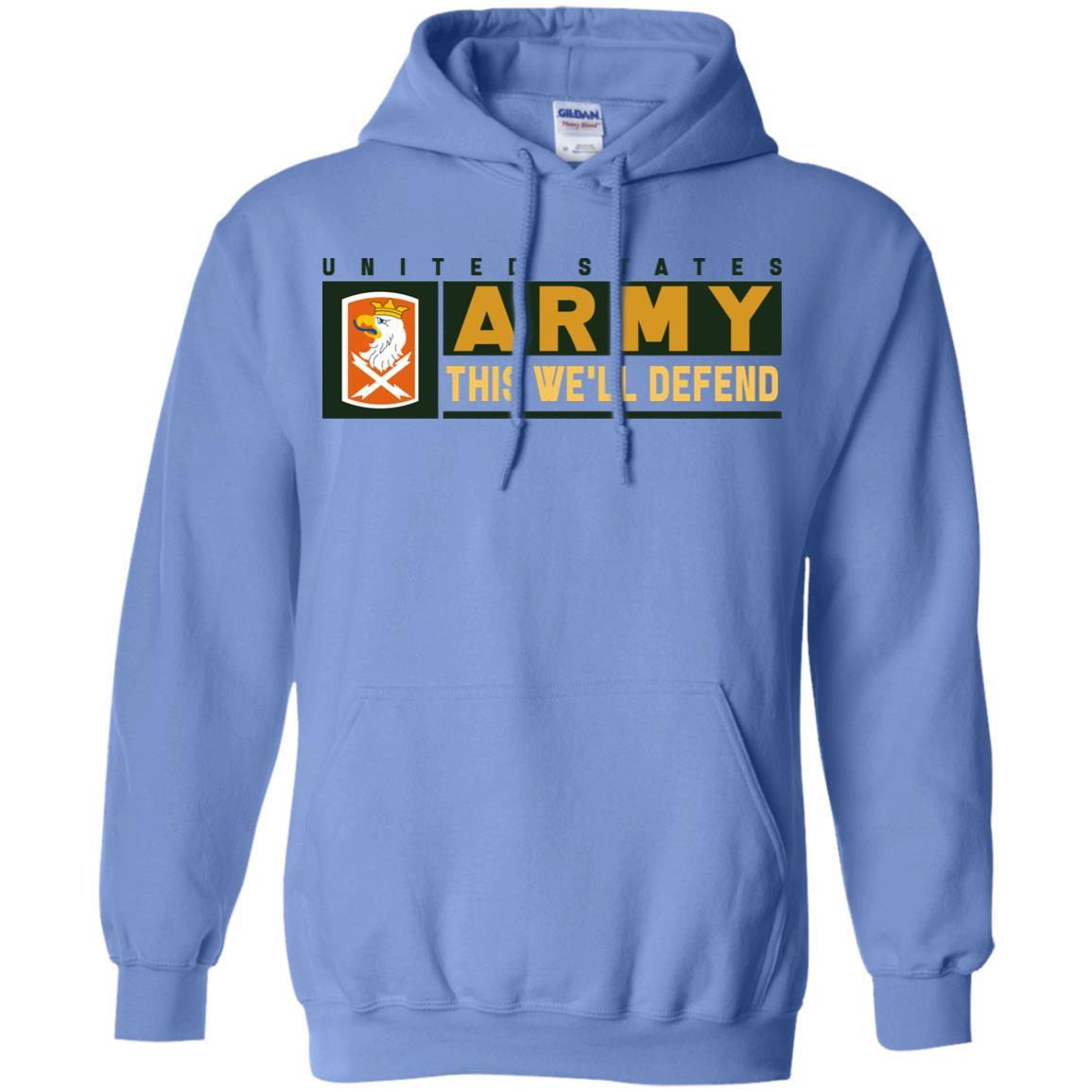 US Army 22ND SIGNAL BRIGADE- This We'll Defend T-Shirt On Front For Men-TShirt-Army-Veterans Nation