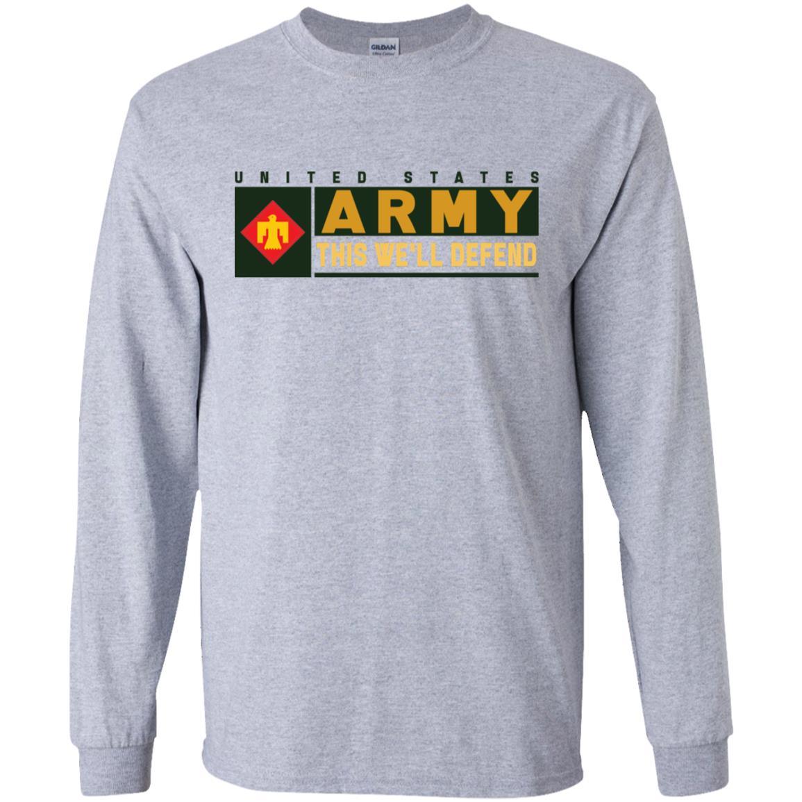 US Army 45TH INFANTRY BRIGADE COMBAT TEAM- This We'll Defend T-Shirt On Front For Men-TShirt-Army-Veterans Nation