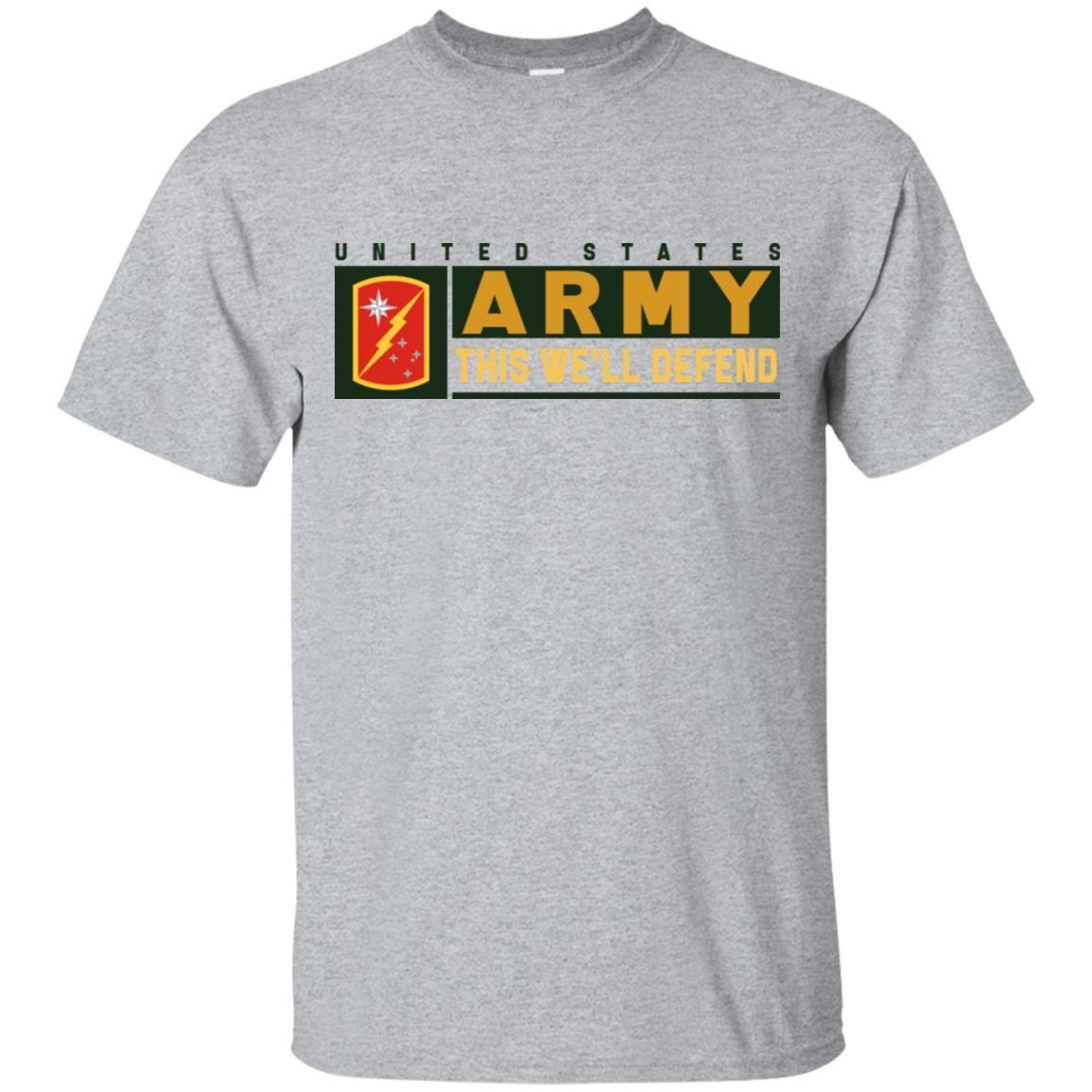 US Army 45TH SUSTAINMENT BRIGADE- This We'll Defend T-Shirt On Front For Men-TShirt-Army-Veterans Nation