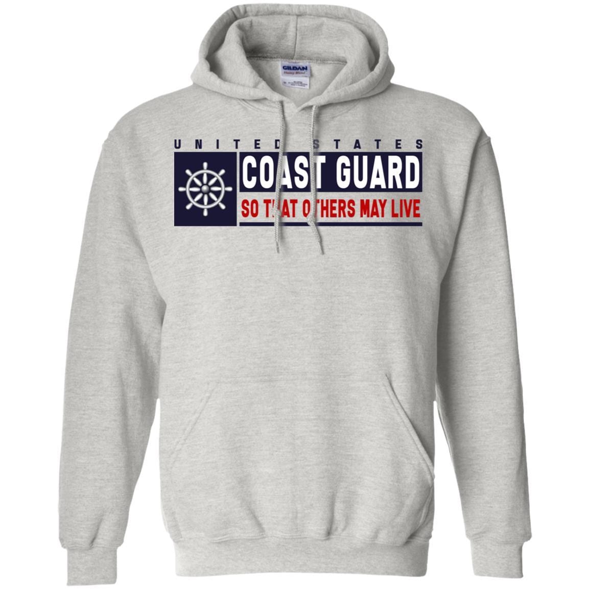 US Coast Guard Quartermaster QM Logo- So that others may live Long Sleeve - Pullover Hoodie-TShirt-USCG-Veterans Nation