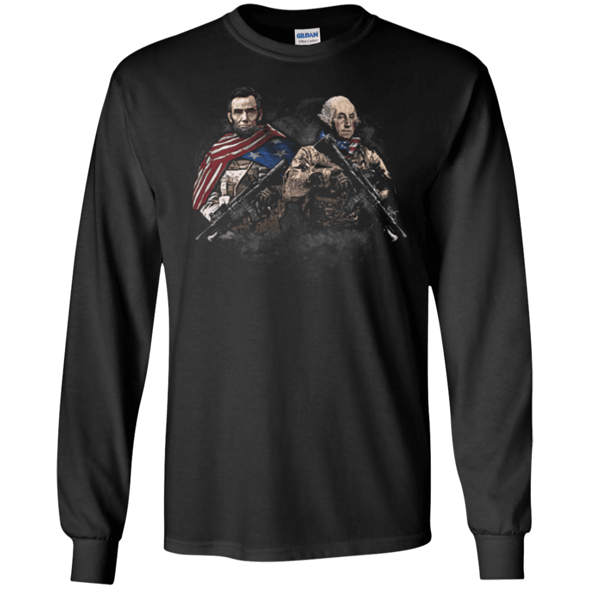 Military T-Shirt "Lincol - Washington Soldier Presidents"-TShirt-General-Veterans Nation