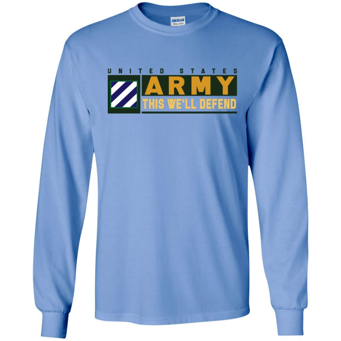 US Army 3rd Infantry Division,- This We'll Defend T-Shirt On Front For Men-TShirt-Army-Veterans Nation