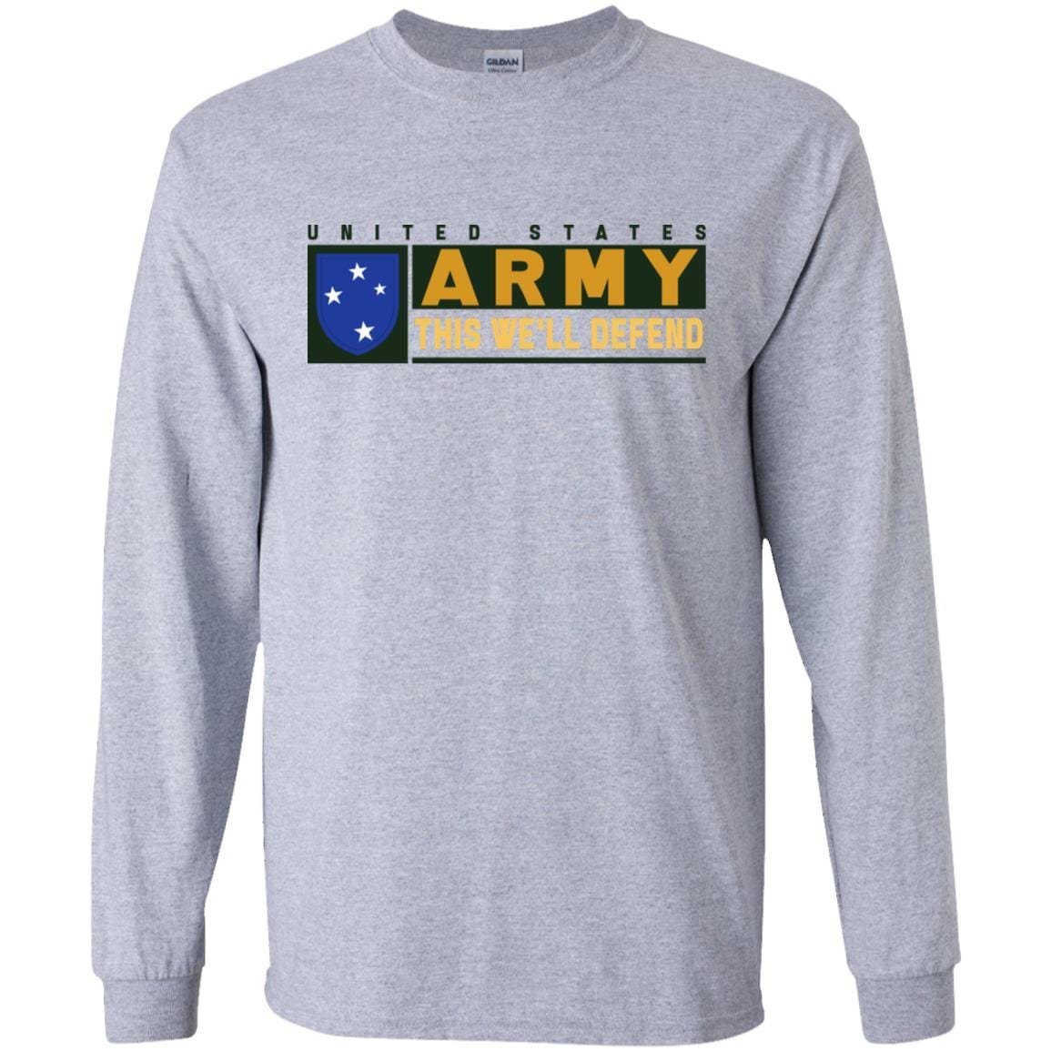 US Army 23rd Infantry Division- This We'll Defend T-Shirt On Front For Men-TShirt-Army-Veterans Nation