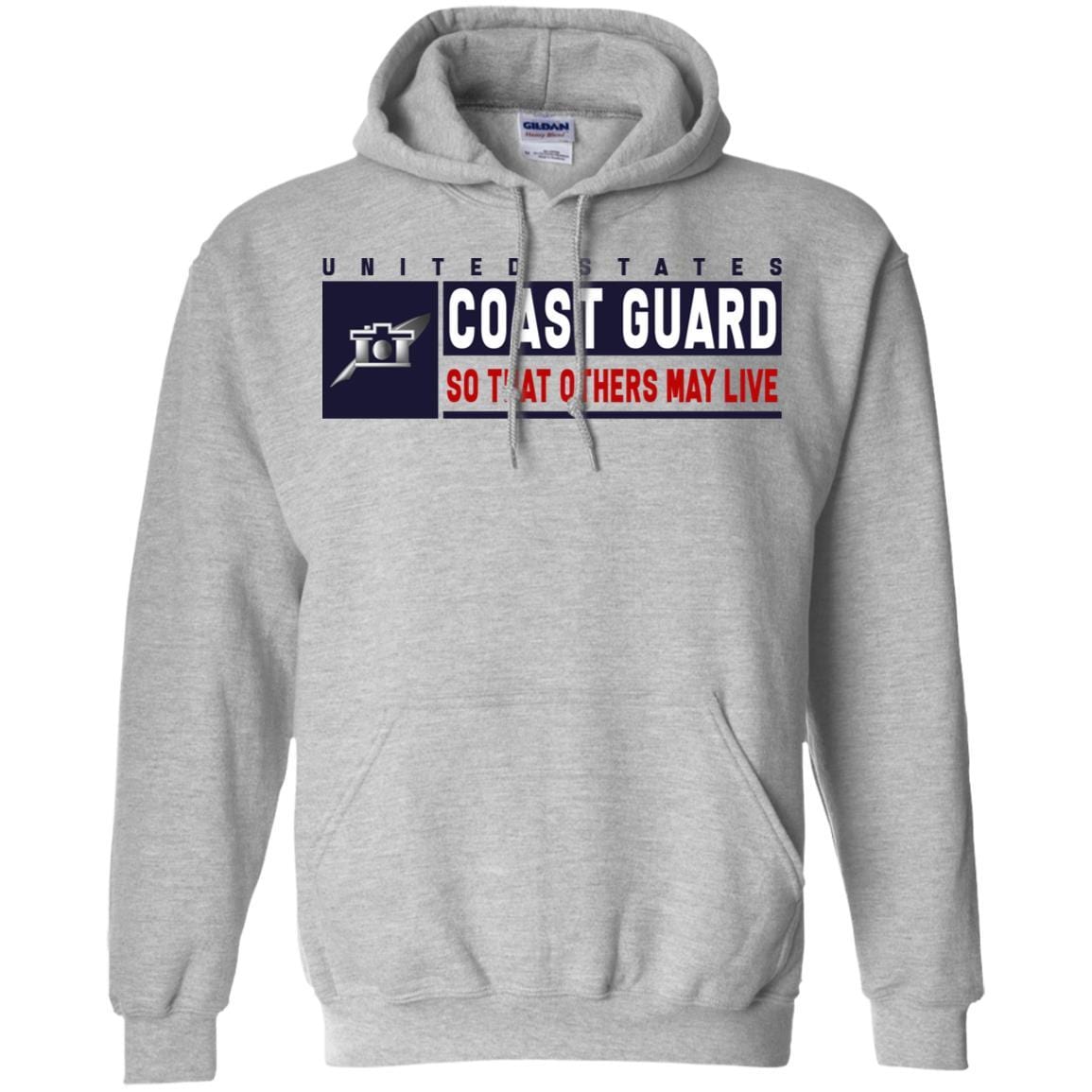 USCG PUBLIC AFFAIRS SPECIALIST PA Logo- So that others may live Long Sleeve - Pullover Hoodie-TShirt-USCG-Veterans Nation