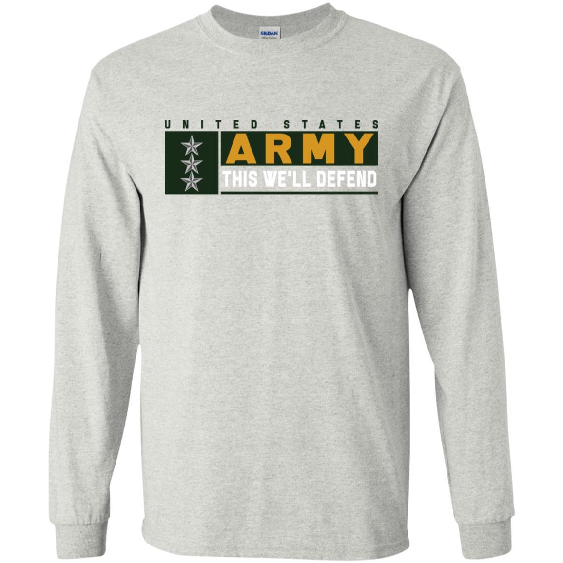 US Army O-9 This We Will Defend Long Sleeve - Pullover Hoodie-TShirt-Army-Veterans Nation