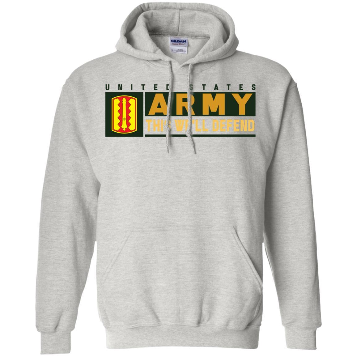 US Army 54 FIELD ARTILLERY BRIGADE- This We'll Defend T-Shirt On Front For Men-TShirt-Army-Veterans Nation