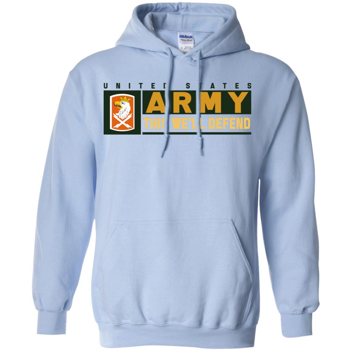 US Army 22ND SIGNAL BRIGADE- This We'll Defend T-Shirt On Front For Men-TShirt-Army-Veterans Nation