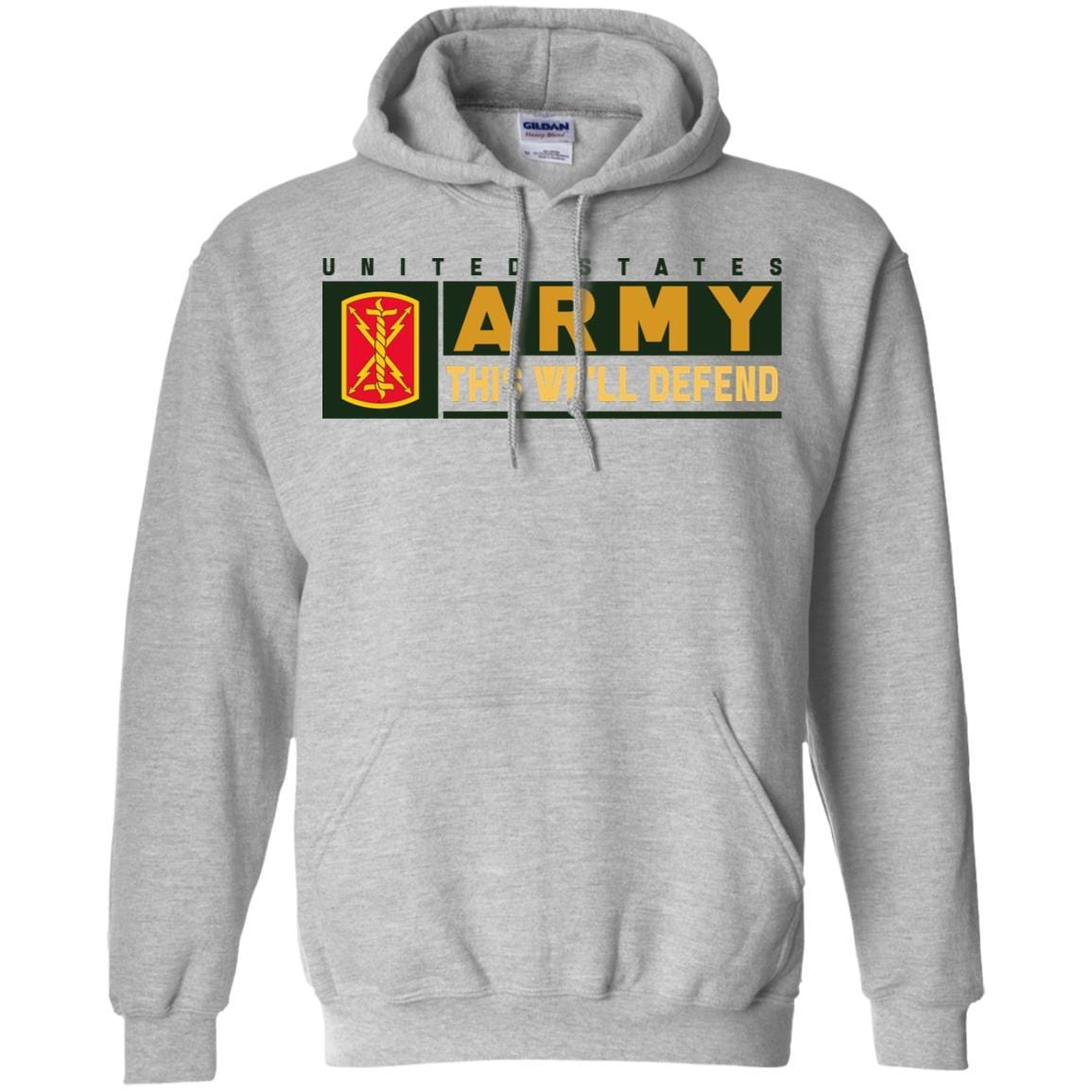 US Army 17TH FIRST ARTILLERY BRIGADE- This We'll Defend T-Shirt On Front For Men-TShirt-Army-Veterans Nation