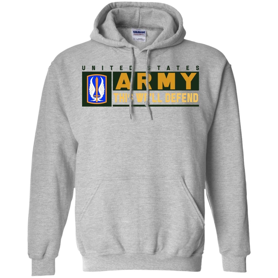 US Army 17TH AVIATION BRIGADE- This We'll Defend T-Shirt On Front For Men-TShirt-Army-Veterans Nation