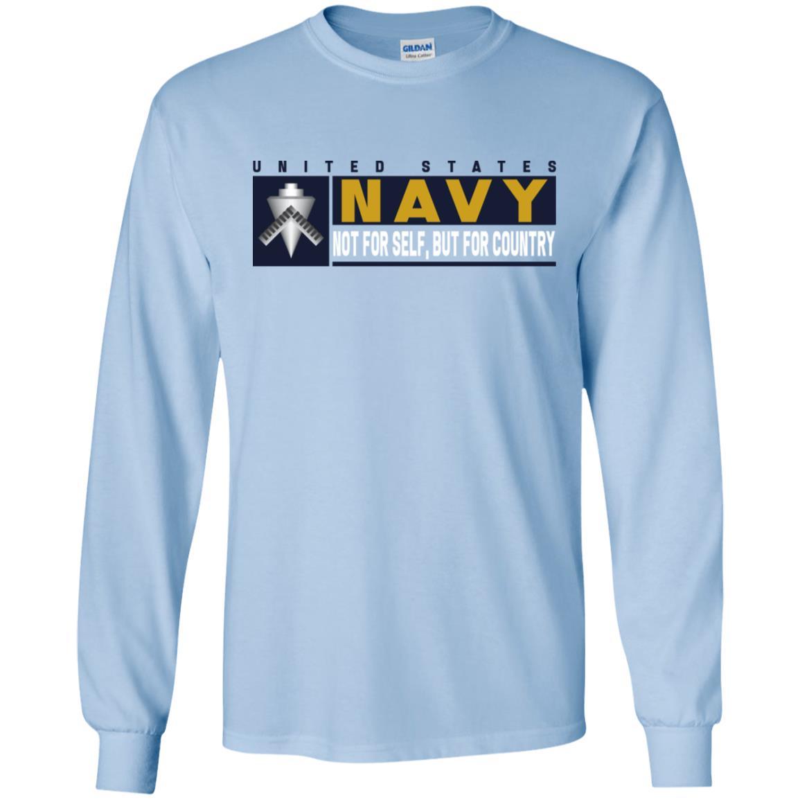 U.S Navy Builder Navy BU- Not for self Long Sleeve - Pullover Hoodie-TShirt-Navy-Veterans Nation