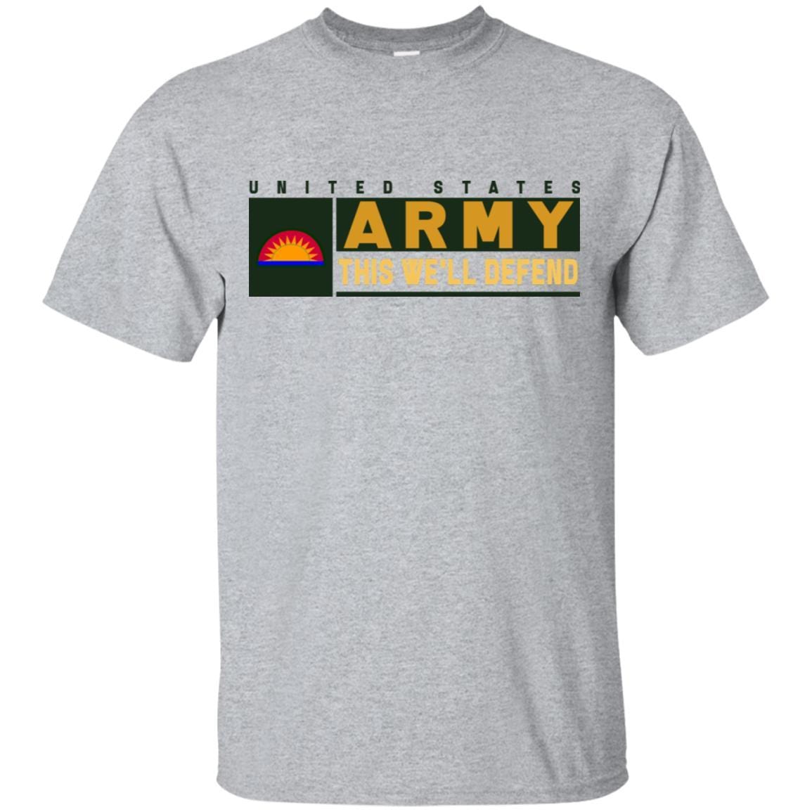 US Army 41ST INFANTRY BRIGADE COMBAT TEAM- This We'll Defend T-Shirt On Front For Men-TShirt-Army-Veterans Nation