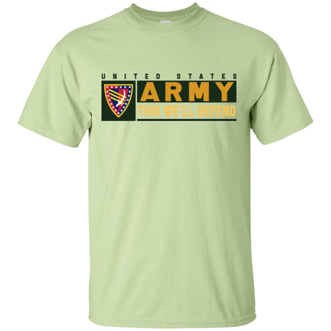 US Army 38 SUSTAINMENT BRIGADE- This We'll Defend T-Shirt On Front For Men-TShirt-Army-Veterans Nation