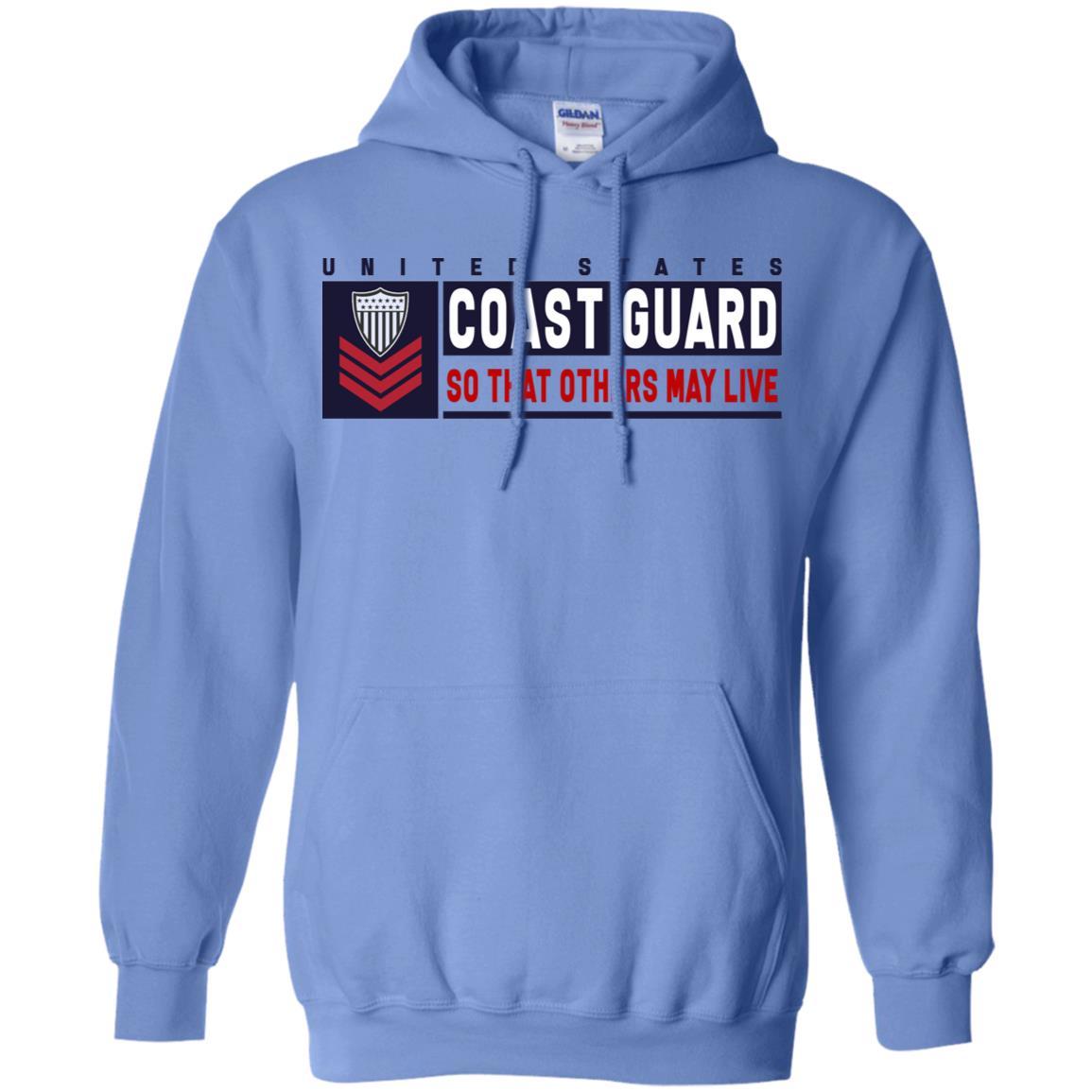 US Coast Guard E-6 Petty Officer First Class E6 PO1 So That Others May Live Long Sleeve - Pullover Hoodie-TShirt-USCG-Veterans Nation
