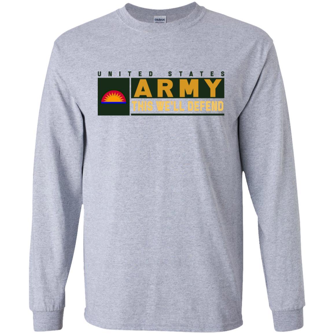 US Army 41ST INFANTRY BRIGADE COMBAT TEAM- This We'll Defend T-Shirt On Front For Men-TShirt-Army-Veterans Nation