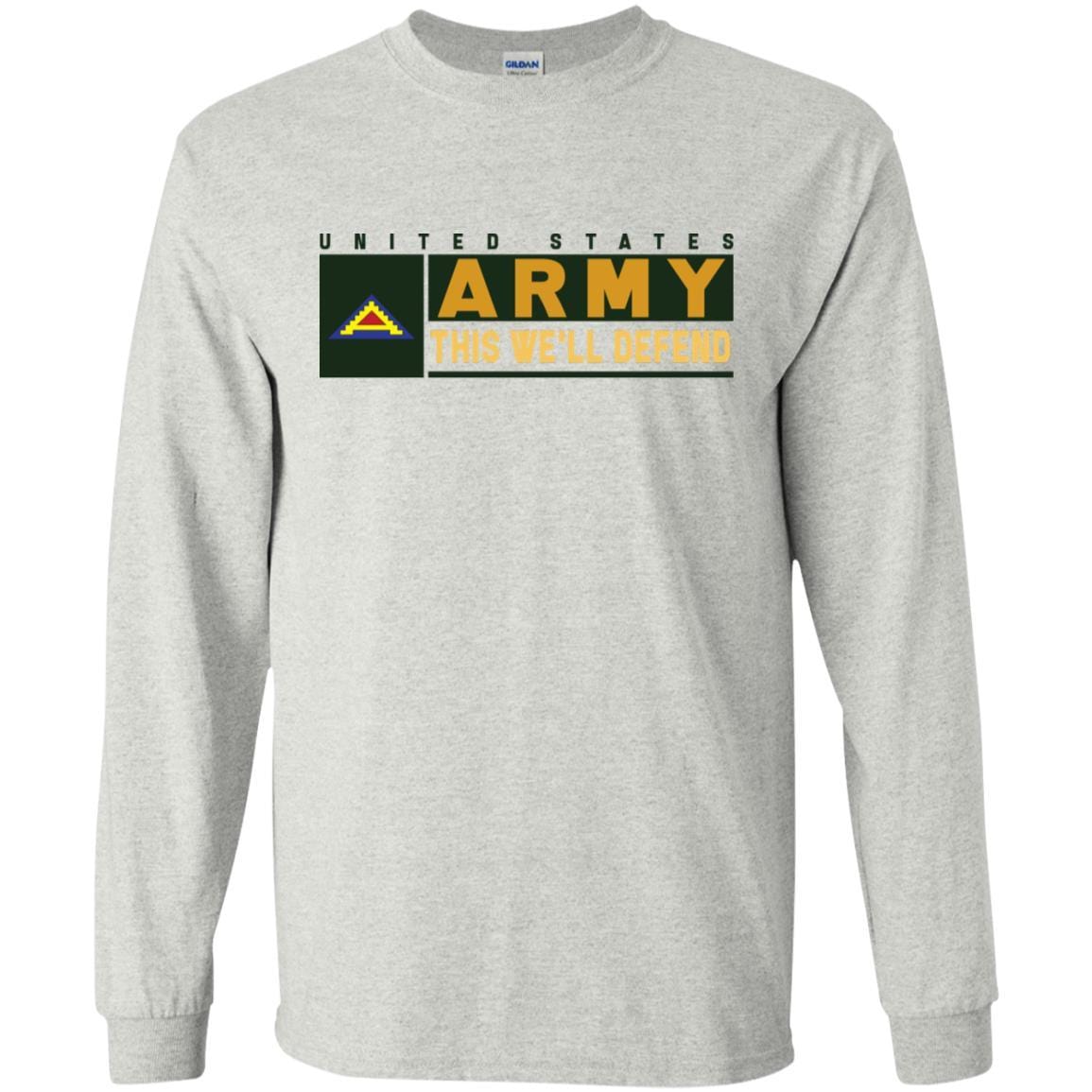 US Army 7TH ARMY- This We'll Defend T-Shirt On Front For Men-TShirt-Army-Veterans Nation