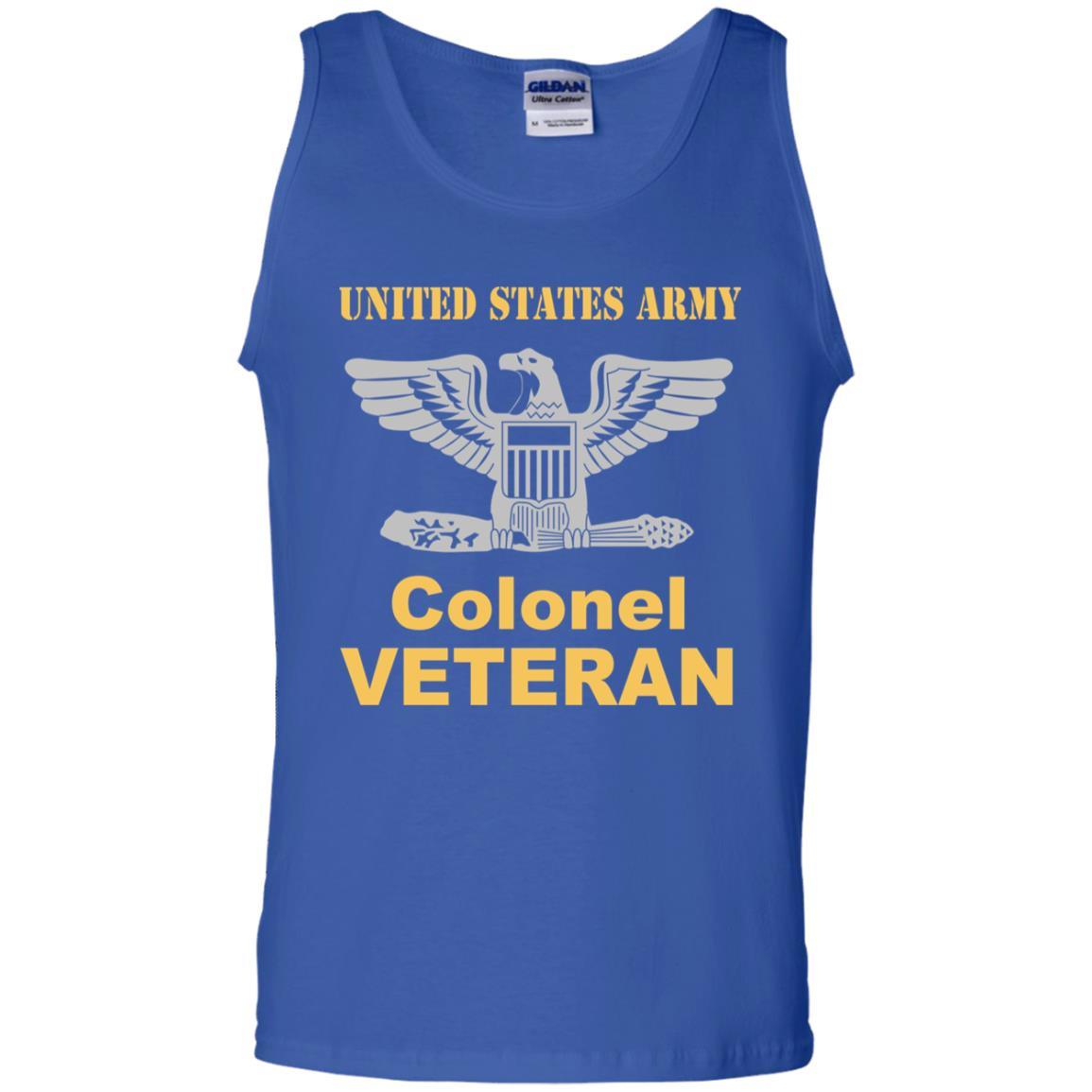 US Army O-6 Colonel O6 COL Field Officer Veteran Men T Shirt On Front-TShirt-Army-Veterans Nation