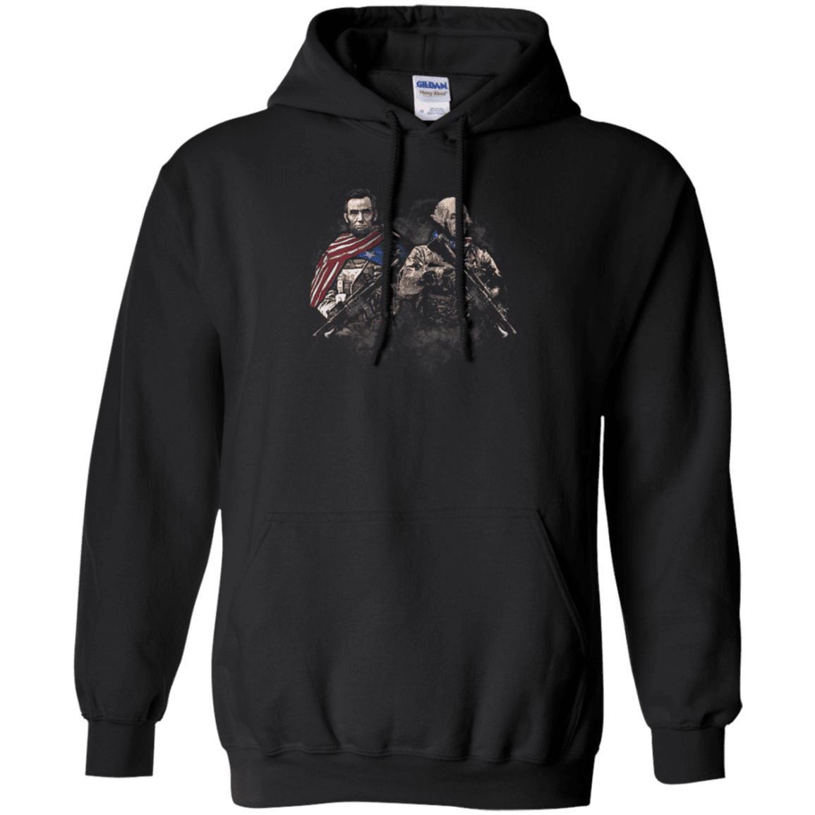 Military T-Shirt "Lincol - Washington Soldier Presidents"-TShirt-General-Veterans Nation