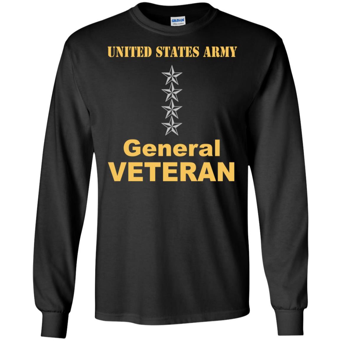 US Army O-10 General O10 GEN General Officer Veteran Men T Shirt On Front-TShirt-Army-Veterans Nation