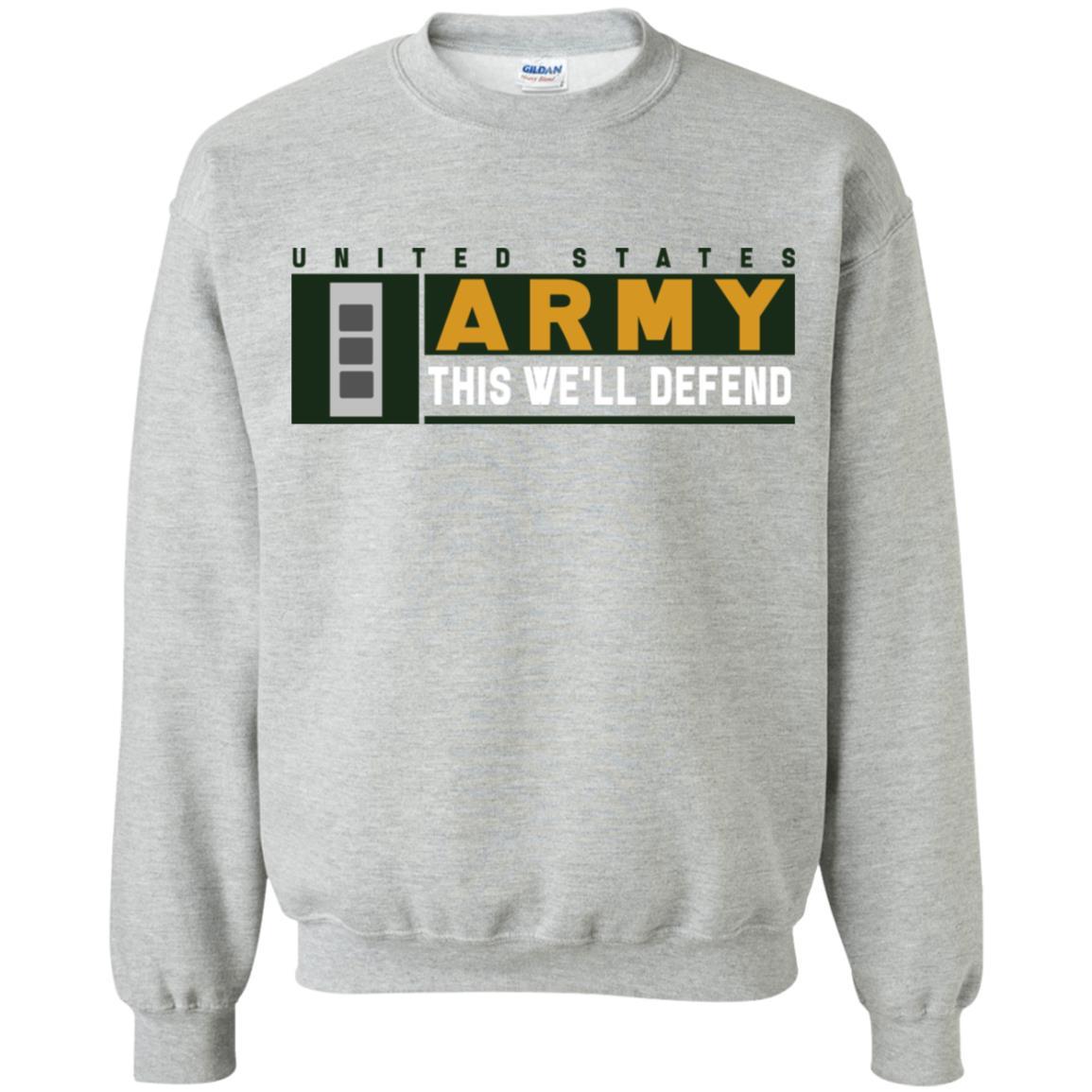 US Army W-3 This We Will Defend Long Sleeve - Pullover Hoodie-TShirt-Army-Veterans Nation