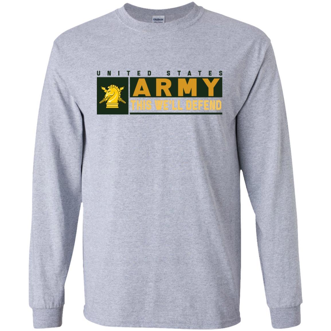 US Army Psychological Ops- This We'll Defend T-Shirt On Front For Men-TShirt-Army-Veterans Nation