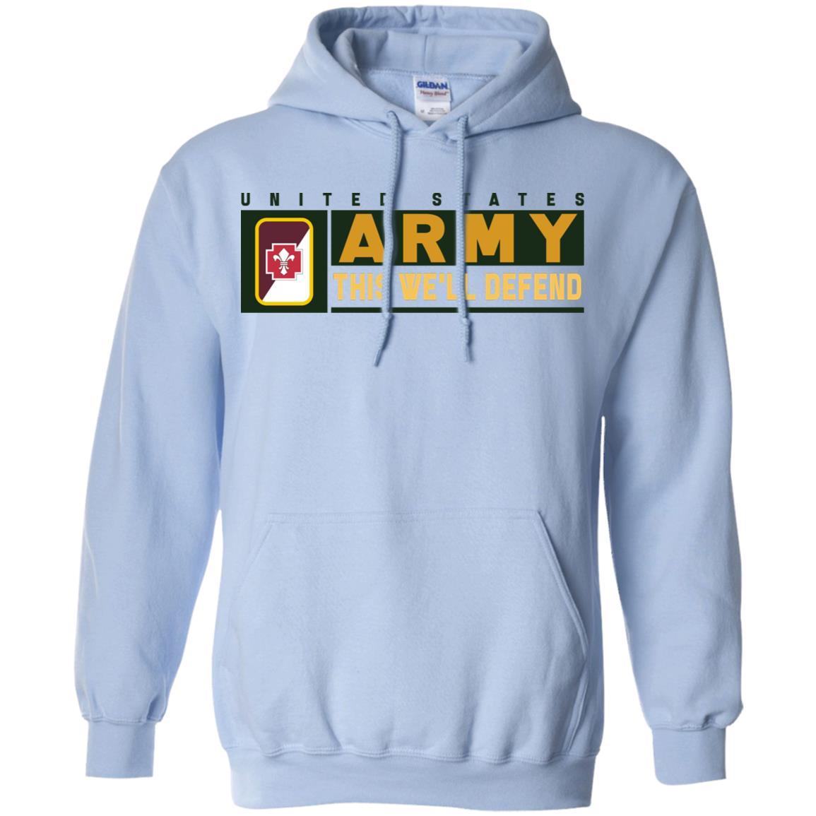 US Army 62ND MEDICAL BRIGADE CSIB- This We'll Defend T-Shirt On Front For Men-TShirt-Army-Veterans Nation