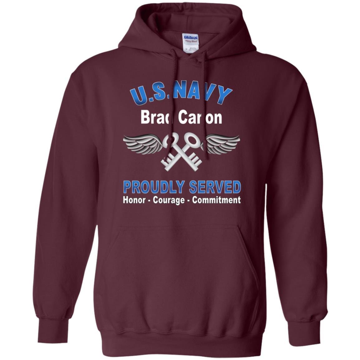 Fulfill VN32936 G185 Gildan Pullover Hoodie 8 oz.-HoodedJacket-USAF-Ranks-Veterans Nation