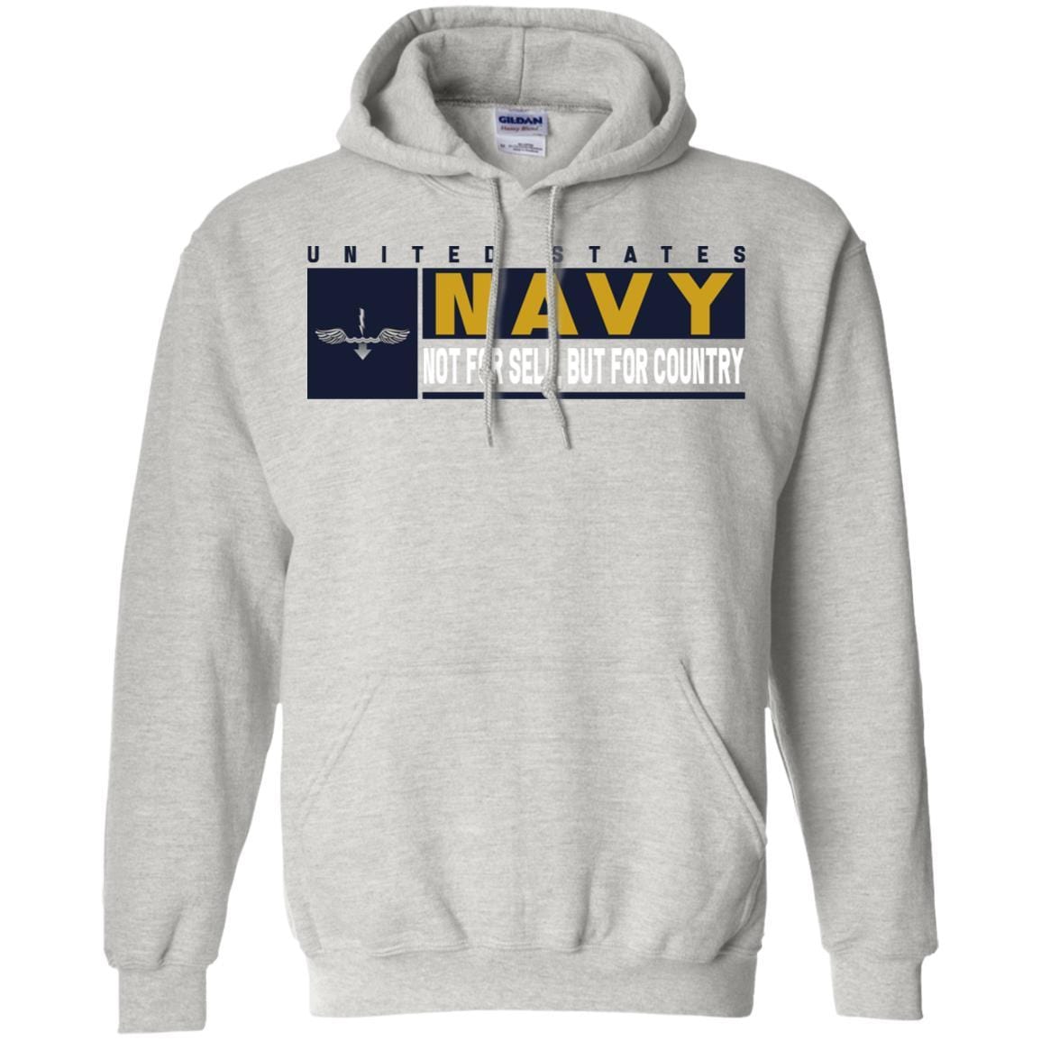 Navy Antisubmarine Warfare Technician Navy AX- Not for self Long Sleeve - Pullover Hoodie-TShirt-Navy-Veterans Nation