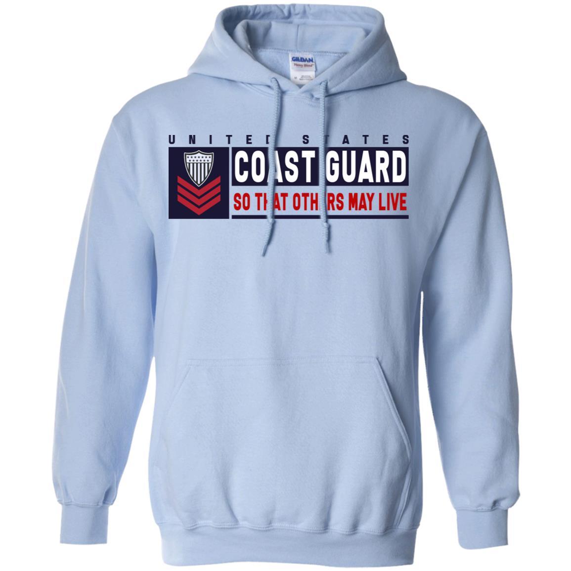 US Coast Guard E-6 Petty Officer First Class E6 PO1 So That Others May Live Long Sleeve - Pullover Hoodie-TShirt-USCG-Veterans Nation