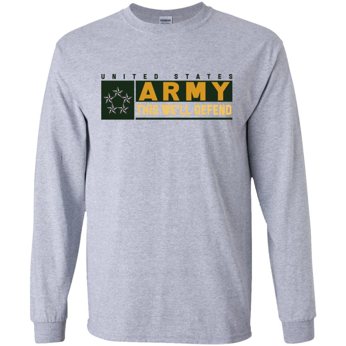 US Army O-10 GA This We Will Defend T-Shirt On Front For Men-TShirt-Army-Veterans Nation