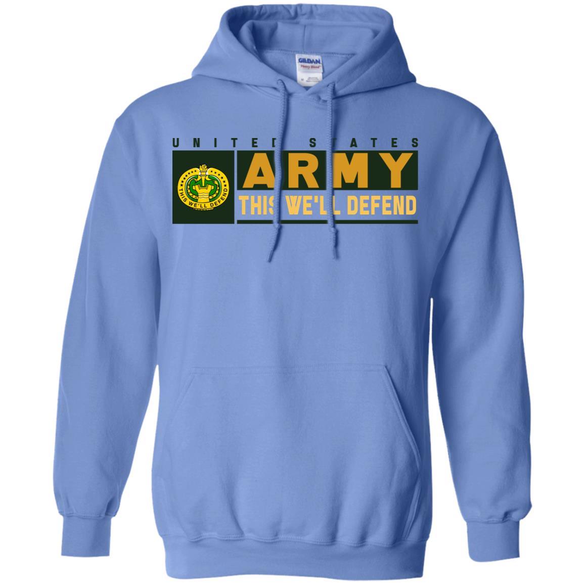 US Army Drill Sergeant- This We'll Defend T-Shirt On Front For Men-TShirt-Army-Veterans Nation