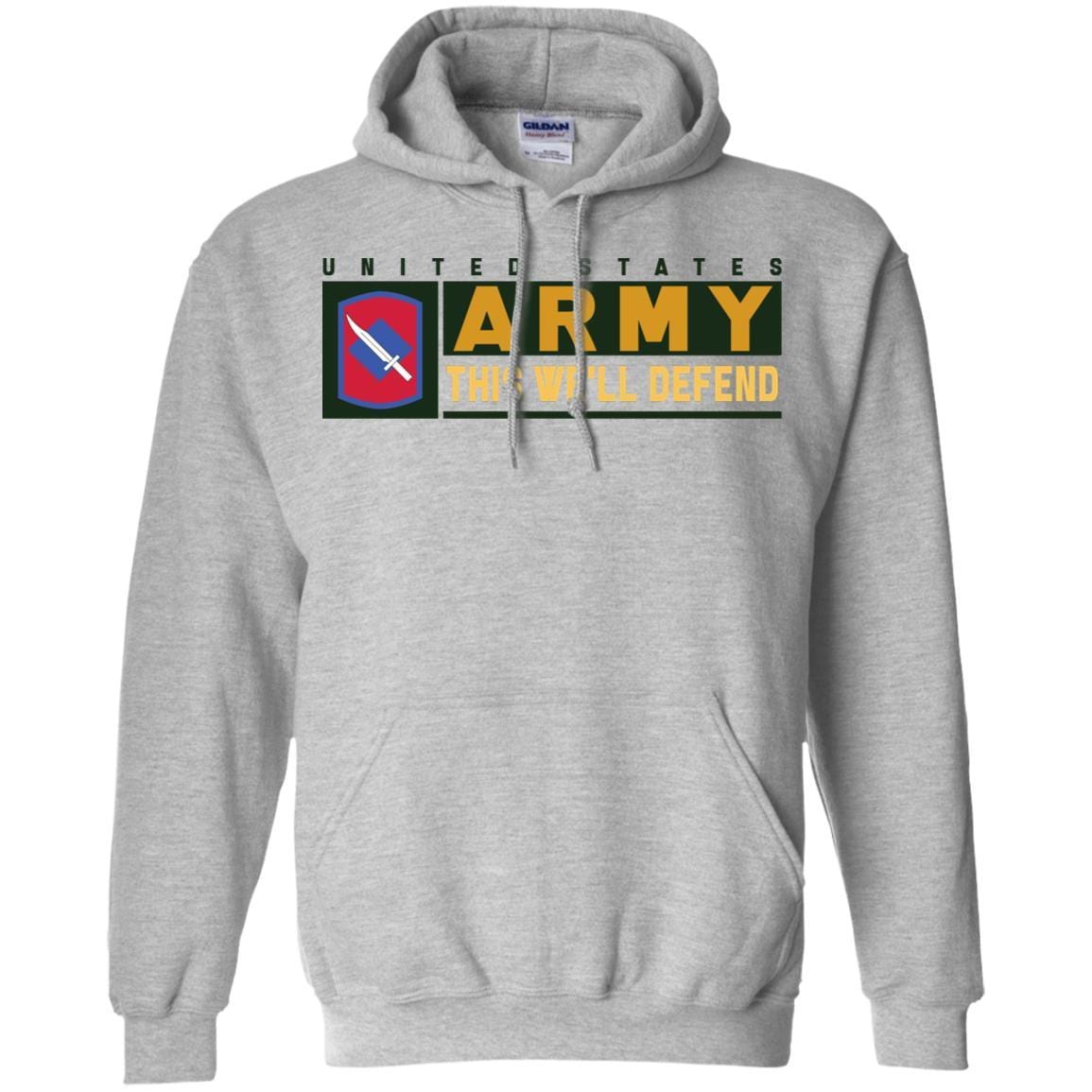 US Army 39TH INFANTRY BRIGADE- This We'll Defend T-Shirt On Front For Men-TShirt-Army-Veterans Nation