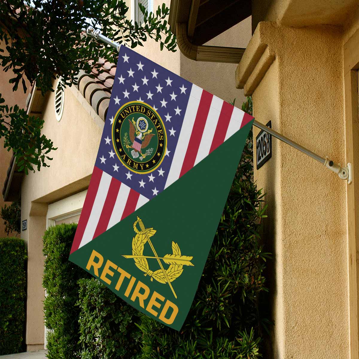 US Army Judge Advocate General's Corps Retired House Flag 28 Inch x 40 Inch Twin-Side Printing-HouseFlag-Army-Branch-Veterans Nation