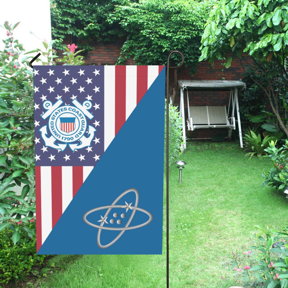 US Coast Guard Electronics Technician ET Garden Flag/Yard Flag 12 inches x 18 inches-GDFlag-USCG-Rate-Veterans Nation