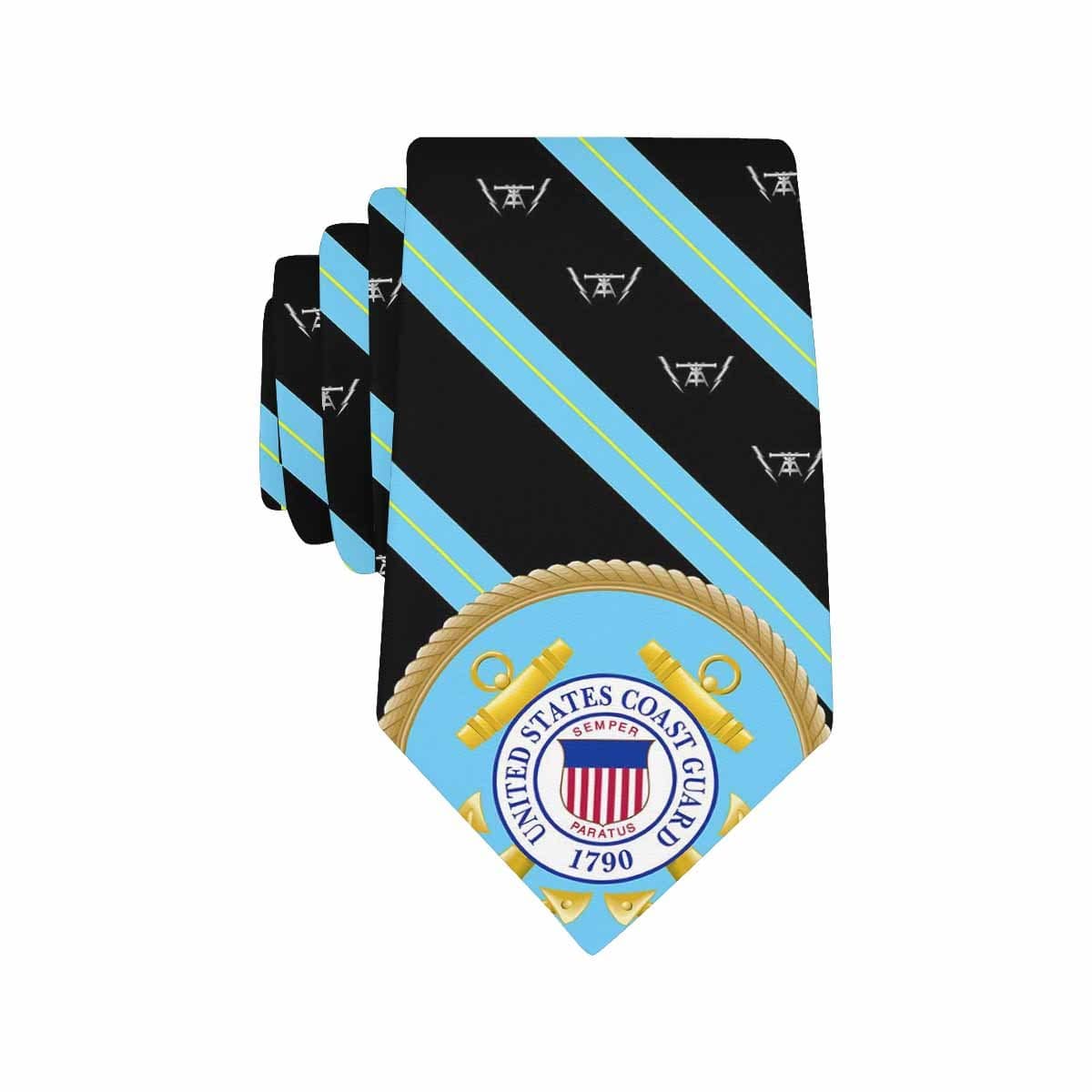 USCG FT Classic Necktie (Two Sides)-Necktie-USCG-Rate-Veterans Nation